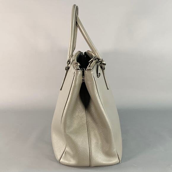 PRADA Galleria Grey Saffiano Leather Top Handles Handbag - Picture 3 of 14